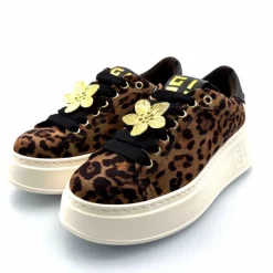 Teenager|Bijoux<GioPiu Baskets Plateforme Gio+ Pia 280a Textile Léo Bijoux Marron