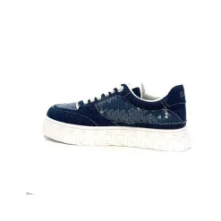 Sport|Baskets<Liu.Jo Baskets Plateforme Ba4123 Textile Denim Bleu