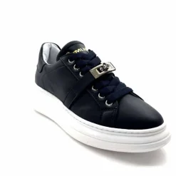 Sport Chic|Baskets<Méliné Baskets Plateforme Bi 195 Var A336 Cuir Marine