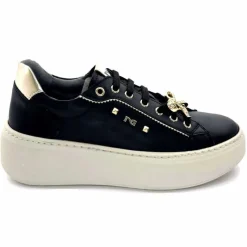 Sport Chic|Bijoux<Nero Giardini Baskets Plateforme 1411621 D100 Cuir Noir