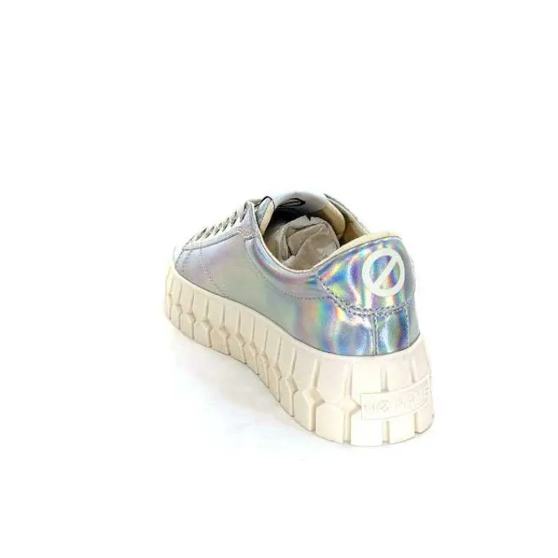 Teenager|Fantaisie<No Name Baskets Plateforme Play Sneaker W Cuir Irisé Argent