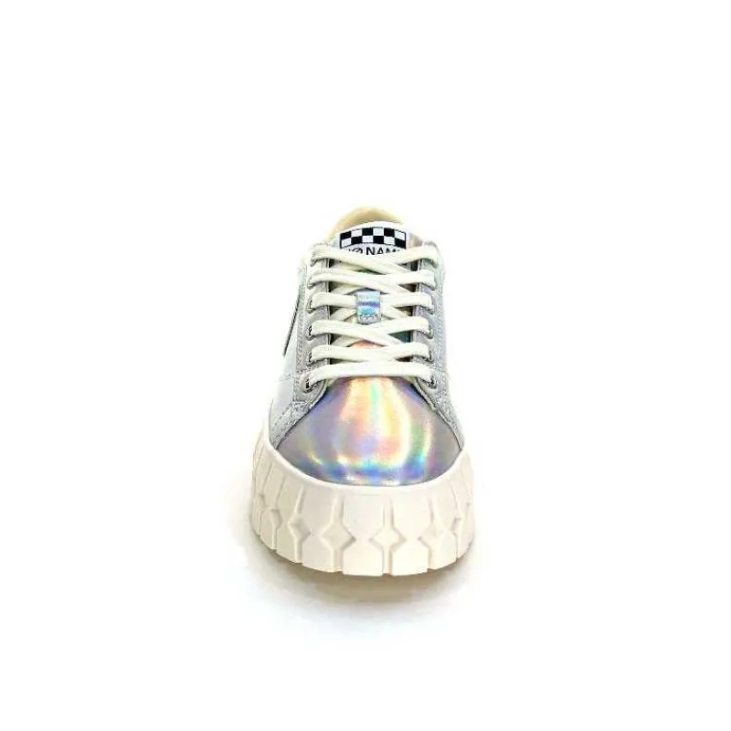Teenager|Fantaisie<No Name Baskets Plateforme Play Sneaker W Cuir Irisé Argent