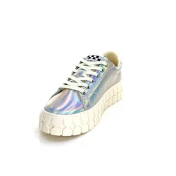 Teenager|Fantaisie<No Name Baskets Plateforme Play Sneaker W Cuir Irisé Argent