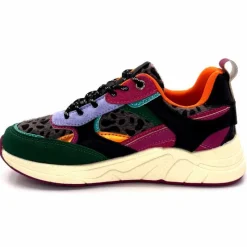 Sport Chic|Baskets<poelman Baskets Posh 193332 Textile Golf Green Multicolore Vert