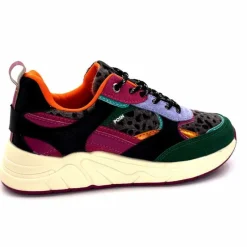Sport Chic|Baskets<poelman Baskets Posh 193332 Textile Golf Green Multicolore Vert
