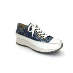 Sport Chic|Baskets<Muratti Baskets Rosemetal H0842 Frasseto Textile Blanc Bleu