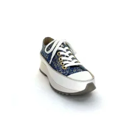Sport Chic|Baskets<Muratti Baskets Rosemetal H0842 Frasseto Textile Blanc Bleu