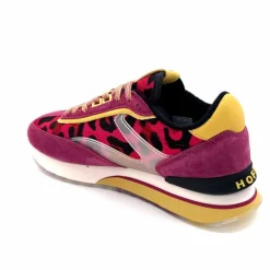 Sport Chic|Animalier<hoff Baskets Running Pink Kady 22403008 Daim &amp; Textile Fushia Rose