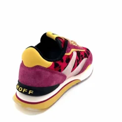 Sport Chic|Animalier<hoff Baskets Running Pink Kady 22403008 Daim &amp; Textile Fushia Rose
