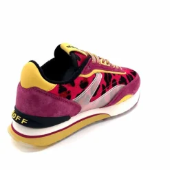 Sport Chic|Animalier<hoff Baskets Running Pink Kady 22403008 Daim &amp; Textile Fushia Rose
