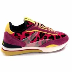 Sport Chic|Animalier<hoff Baskets Running Pink Kady 22403008 Daim &amp; Textile Fushia Rose