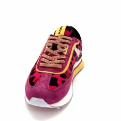 Sport Chic|Animalier<hoff Baskets Running Pink Kady 22403008 Daim &amp; Textile Fushia Rose