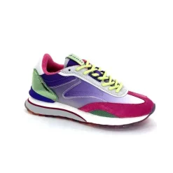 Sport|Baskets<hoff Baskets Running Star Daim Fushia Textile Violet Métal Vert Blanc