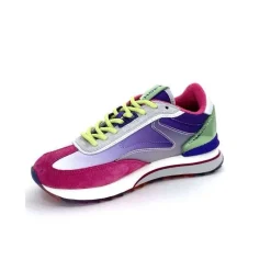 Sport|Baskets<hoff Baskets Running Star Daim Fushia Textile Violet Métal Vert Blanc