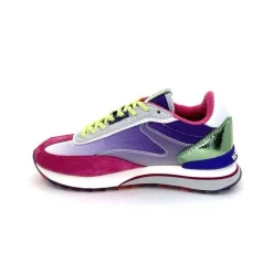 Sport|Baskets<hoff Baskets Running Star Daim Fushia Textile Violet Métal Vert Blanc