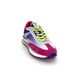 Sport|Baskets<hoff Baskets Running Star Daim Fushia Textile Violet Métal Vert Blanc
