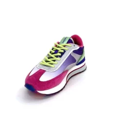 Sport|Baskets<hoff Baskets Running Star Daim Fushia Textile Violet Métal Vert Blanc