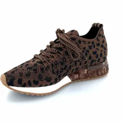 Sport Chic|Sport<Ivoire0317a Baskets Running Ivoire 1832649 4591 Textile Leo Marron