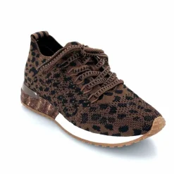 Sport Chic|Sport<Ivoire0317a Baskets Running Ivoire 1832649 4591 Textile Leo Marron
