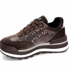 Sport Chic|Compensées & Plateformes<Liu.Jo Baskets Running Bf4053 Velours Marron