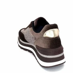 Sport Chic|Compensées & Plateformes<Liu.Jo Baskets Running Bf4053 Velours Marron