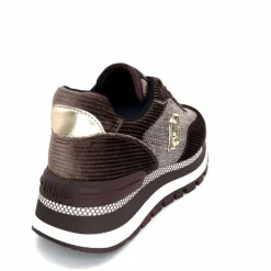 Sport Chic|Compensées & Plateformes<Liu.Jo Baskets Running Bf4053 Velours Marron