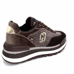 Sport Chic|Compensées & Plateformes<Liu.Jo Baskets Running Bf4053 Velours Marron