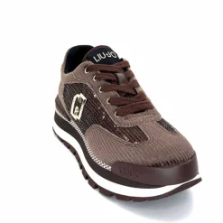 Sport Chic|Compensées & Plateformes<Liu.Jo Baskets Running Bf4053 Velours Marron