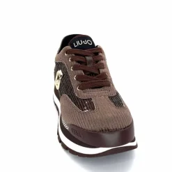 Sport Chic|Compensées & Plateformes<Liu.Jo Baskets Running Bf4053 Velours Marron