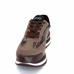 Sport Chic|Compensées & Plateformes<Liu.Jo Baskets Running Bf4053 Velours Marron