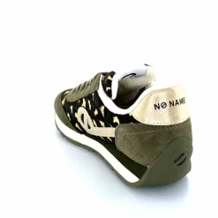 Sport Chic|Baskets<No Name Baskets Running City Run Jogger W Daim Léopard Doré Kaki
