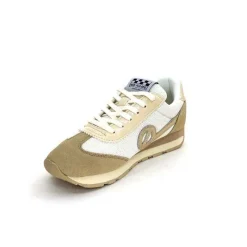 Sport Chic|Baskets<No Name Baskets Running City Run Jogger W Daim Textile Blanc Beige