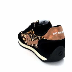 Sport Chic|Animalier<No Name Baskets Running City Run Jogger W Daim Noir Léo LéopardNoir
