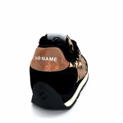 Sport Chic|Animalier<No Name Baskets Running City Run Jogger W Daim Noir Léo LéopardNoir