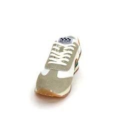 Sport Chic|Baskets<No Name Baskets Running City Run Jogger W Daim Orange Textile Blanc Beige