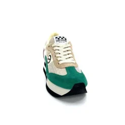 Teenager|Baskets<No Name Baskets Running Flex M Jogger W Daim Fuchsia Textile Beige Vert