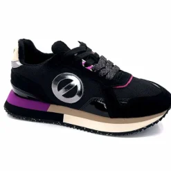 Sport|Décontracté<No Name Baskets Running Mia Jogger W Cuir Noir Fushia FushiaNoir