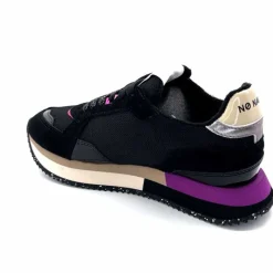 Sport|Décontracté<No Name Baskets Running Mia Jogger W Cuir Noir Fushia FushiaNoir