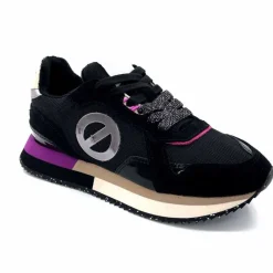 Sport|Décontracté<No Name Baskets Running Mia Jogger W Cuir Noir Fushia FushiaNoir