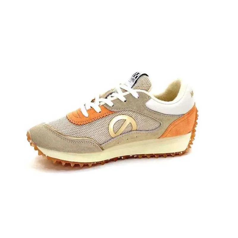 Teenager|Sport<No Name Baskets Running Punki Jogger W Daim Orange Beige