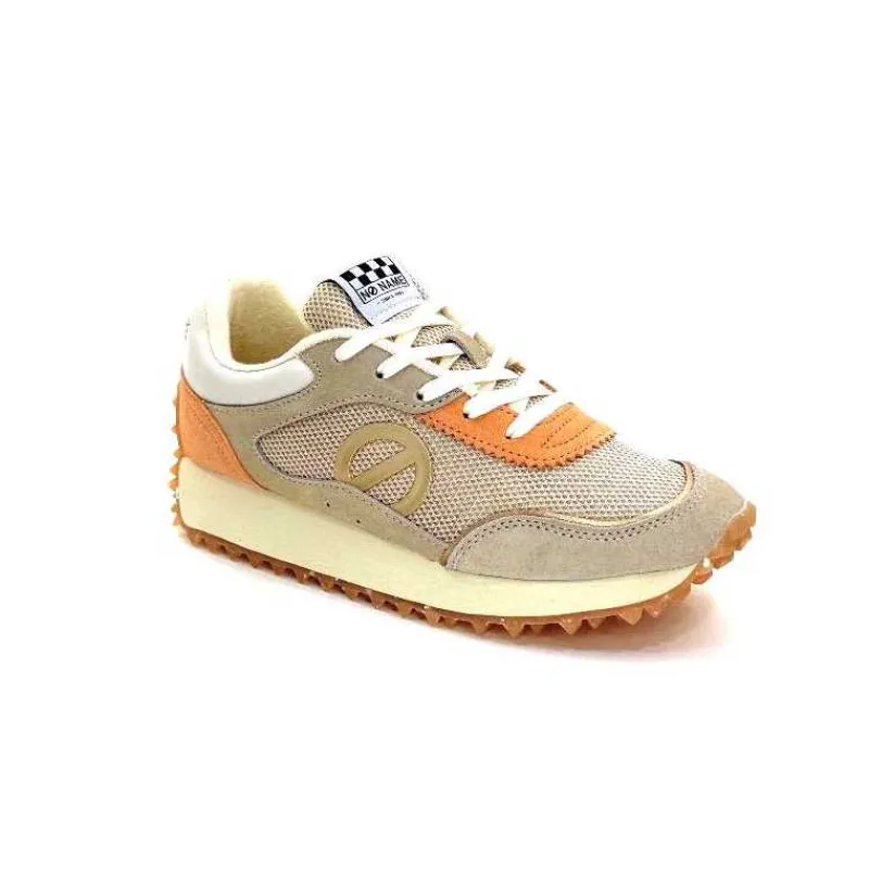 Teenager|Sport<No Name Baskets Running Punki Jogger W Daim Orange Beige