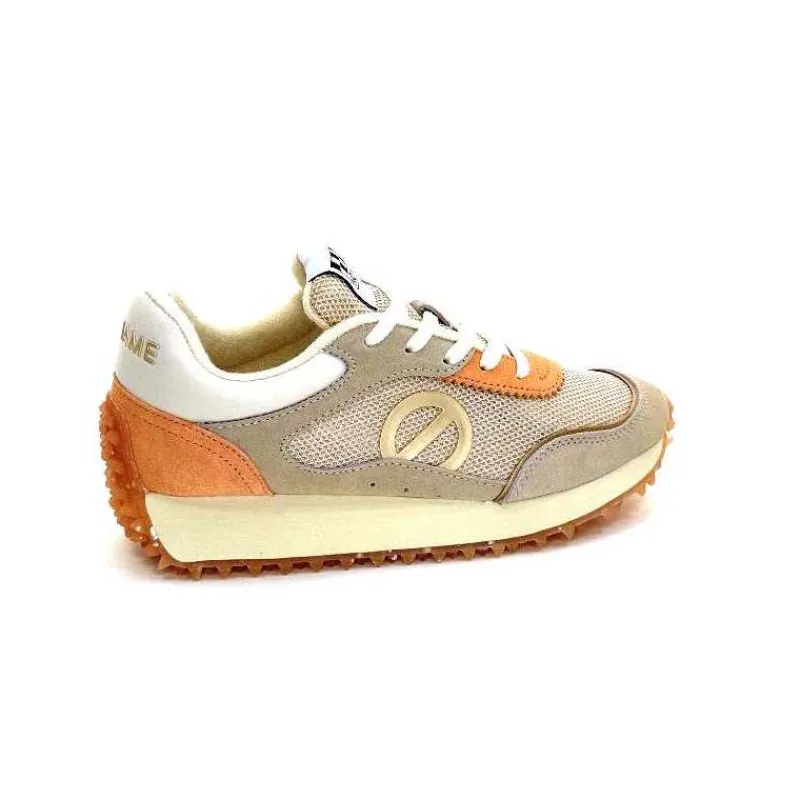 Teenager|Sport<No Name Baskets Running Punki Jogger W Daim Orange Beige