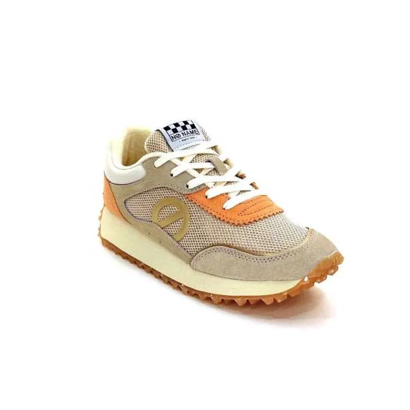 Teenager|Sport<No Name Baskets Running Punki Jogger W Daim Orange Beige