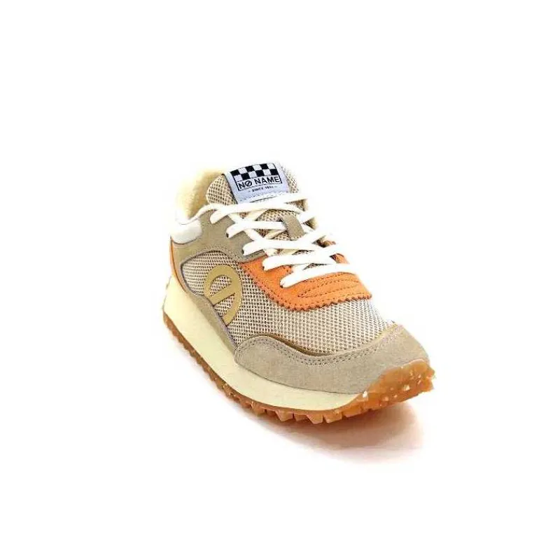 Teenager|Sport<No Name Baskets Running Punki Jogger W Daim Orange Beige