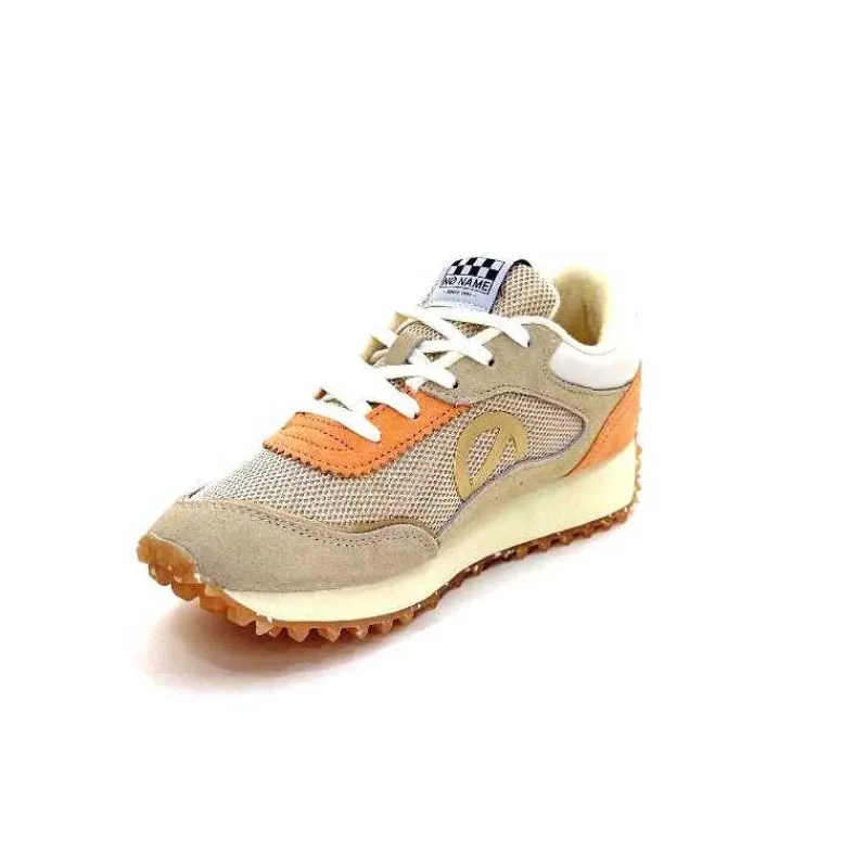Teenager|Sport<No Name Baskets Running Punki Jogger W Daim Orange Beige