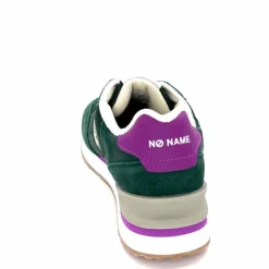 Sport|Baskets<No Name Baskets Running Tova Runner W Daim Vert Textile Vert Blanc Violet BlancFushiaVert