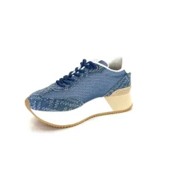 Sport|Compensées & Plateformes<Liu.Jo Baskets Running Plateforme Ba4083 Textile Bleu