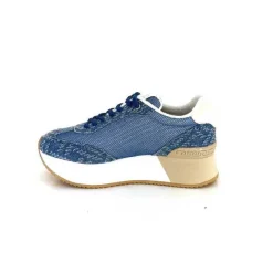 Sport|Compensées & Plateformes<Liu.Jo Baskets Running Plateforme Ba4083 Textile Bleu
