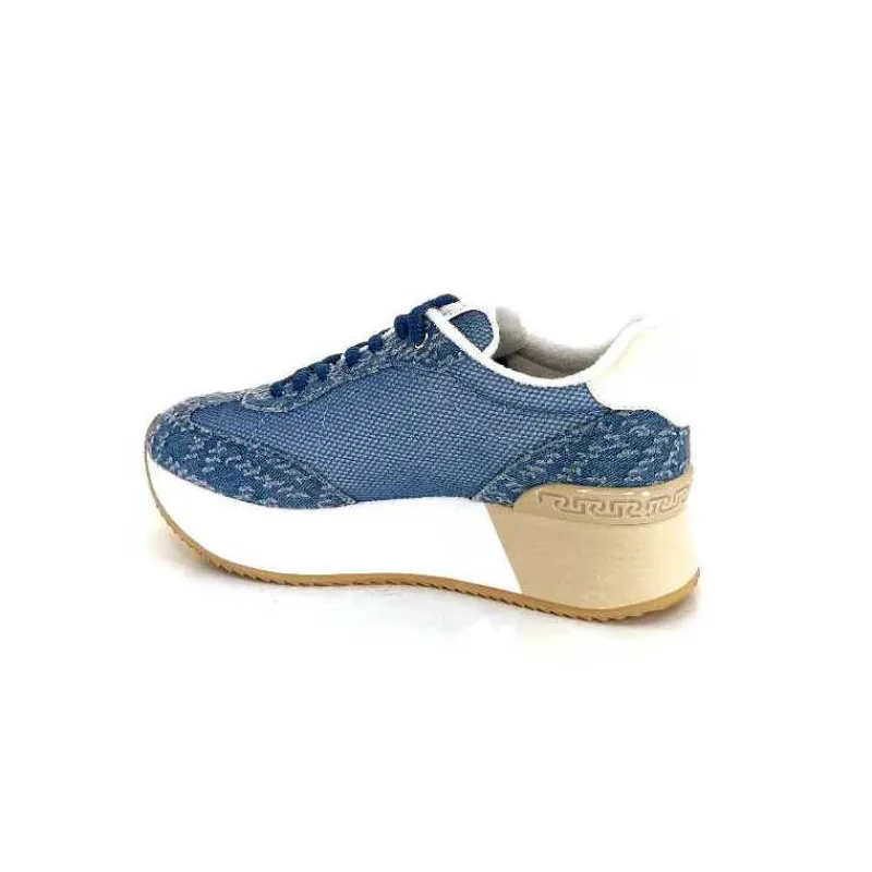 Sport|Compensées & Plateformes<Liu.Jo Baskets Running Plateforme Ba4083 Textile Bleu