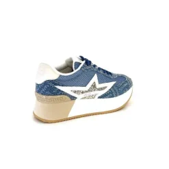Sport|Compensées & Plateformes<Liu.Jo Baskets Running Plateforme Ba4083 Textile Bleu